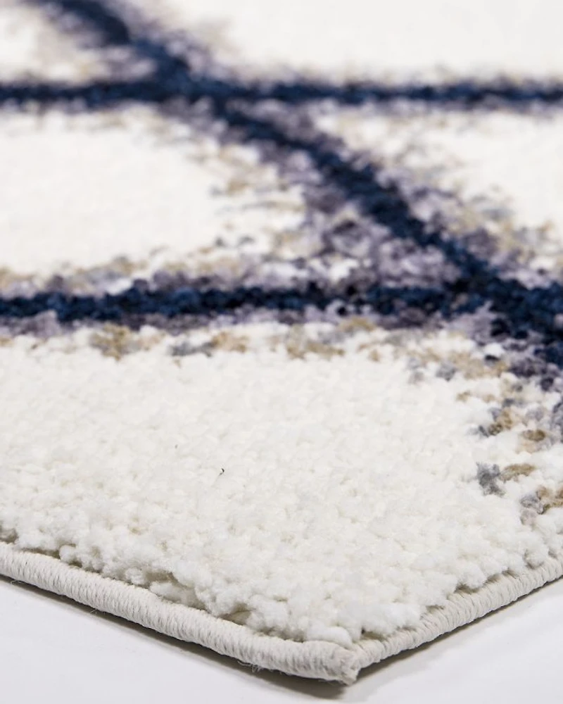 Orian Cotton Tail Line Trellis Area Rug, 6'7" x 9'6"