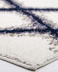 Orian Cotton Tail Line Trellis Area Rug, 6'7" x 9'6"
