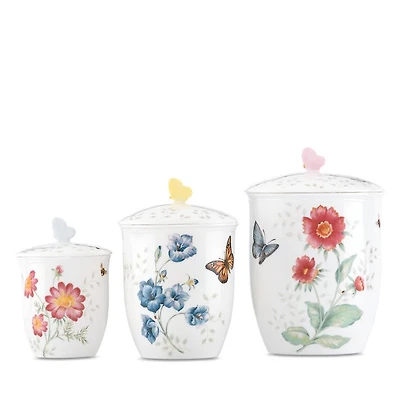 Butterfly Meadow 3 Piece Canister Set