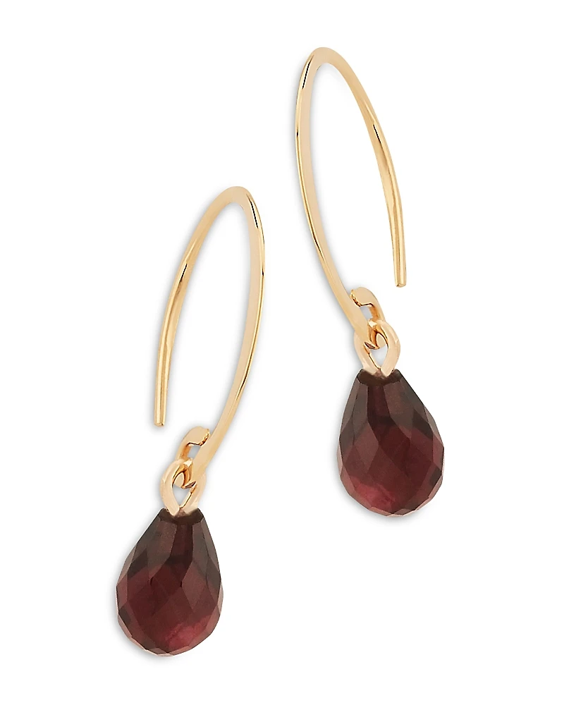 Bloomingdale's Fine Collection Garnet Briolette Mini Sweep Drop Earrings