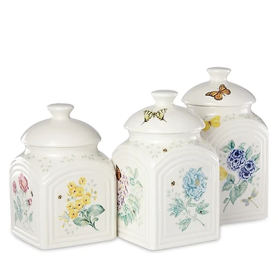 Lenox Butterfly Meadow 3 Piece Canister Set