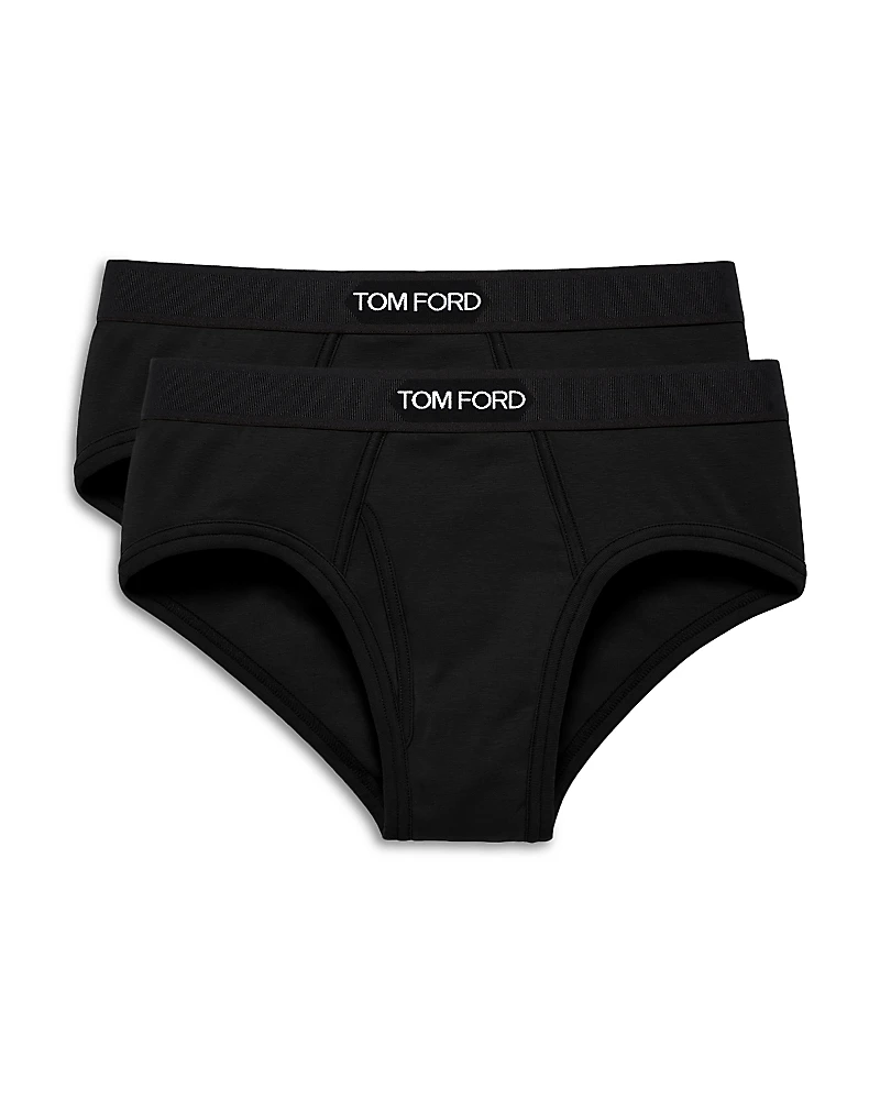 Tom Ford Cotton Blend Briefs, Set of 2