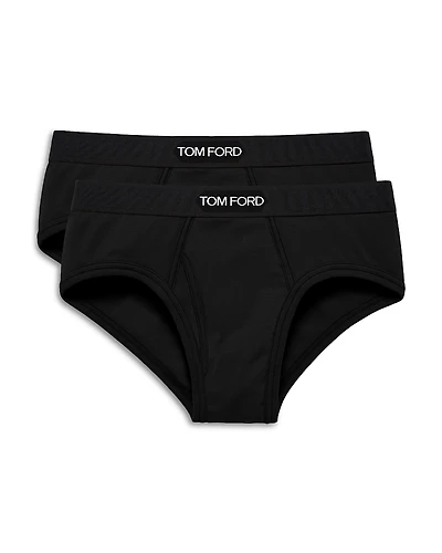 Tom Ford Cotton Blend Briefs, Set of 2