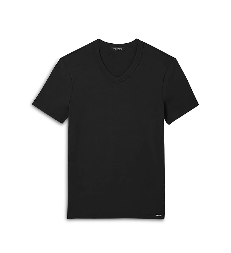 Tom Ford Cotton Blend V-Neck Tee