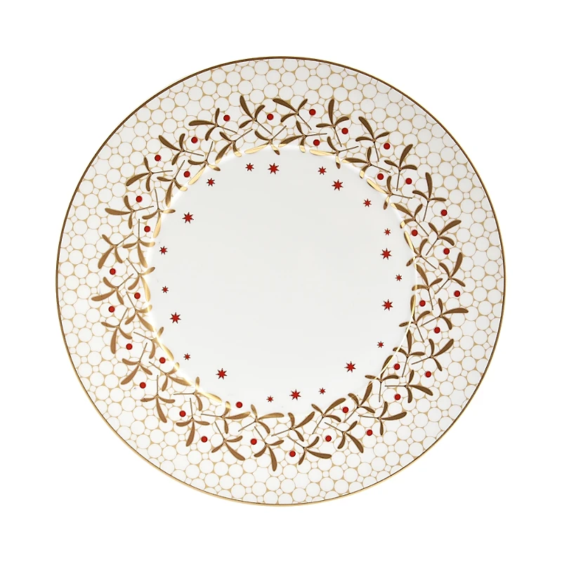 Bernardaud Noel Blanc Dinner Plate