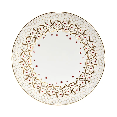 Bernardaud Noel Blanc Dinner Plate