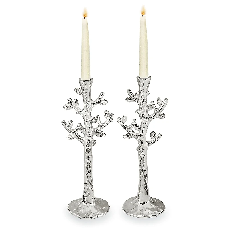 Michael Aram Tree of Life Candlestick, Pair
