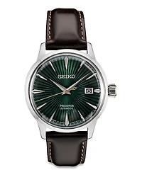 Seiko Presage Watch with Leather Strap