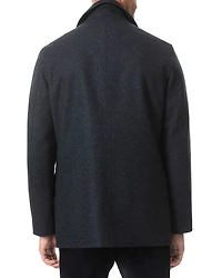Horsham Downs Mélange Twill Peacoat