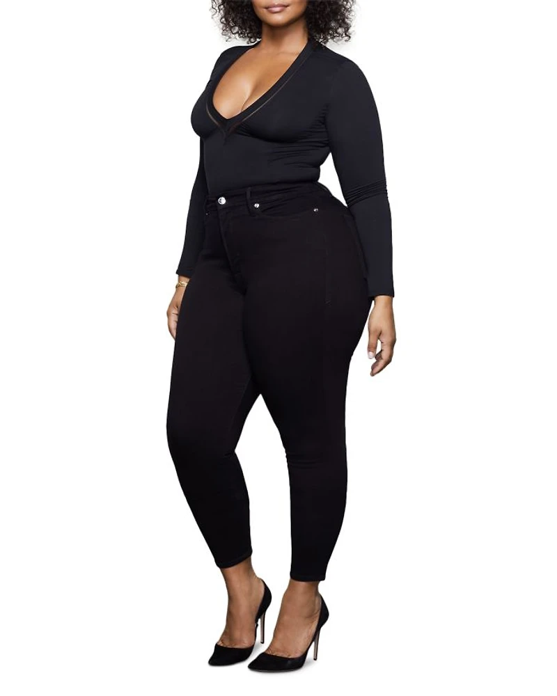 Good Legs Crop Jeans Black001
