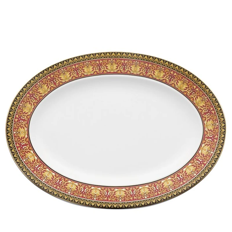 Medusa Red Platter, 15.75"