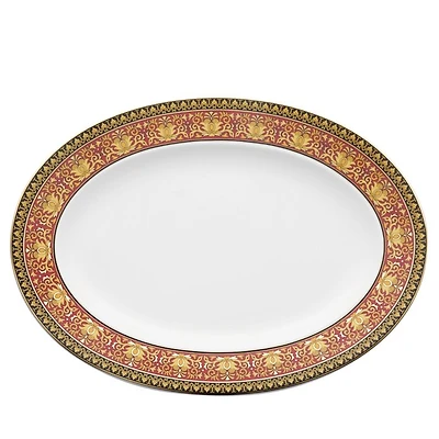 Medusa Red Platter, 15.75"