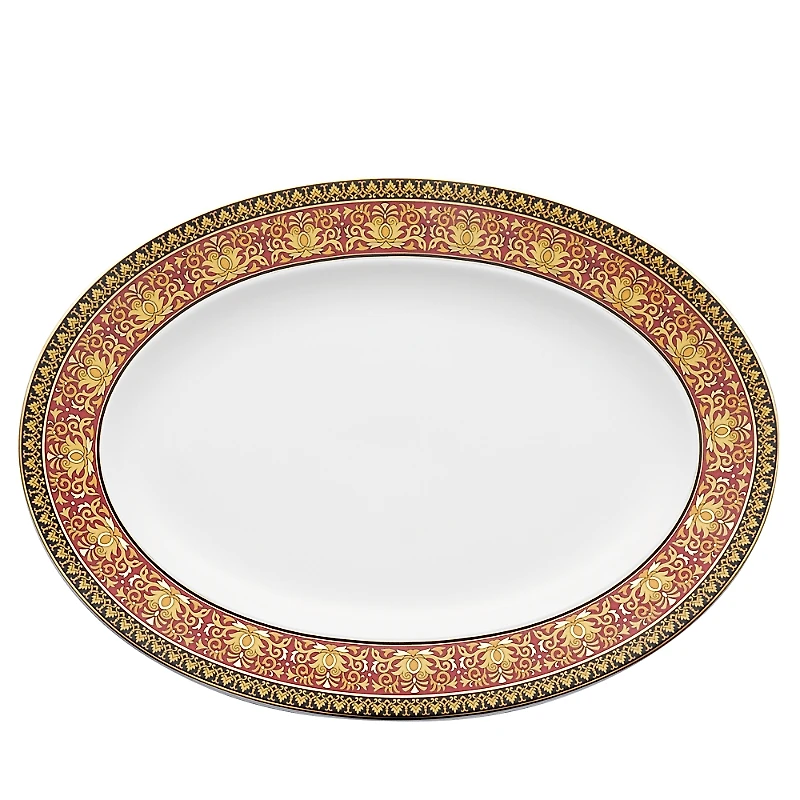 Rosenthal Meets Versace Medusa Red Platter, 15.75