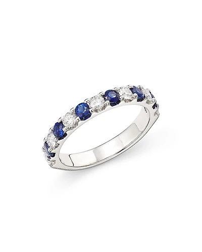 Bloomingdale's Fine Collection Sapphire & Diamond Eternity Band