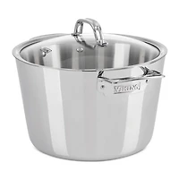 Contemporary 3 Ply 8.0 Quart Stock Pot with Lid