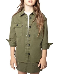 Girls' Bonnie Cotton Blend Shirt - Little Kid, Big Kid
