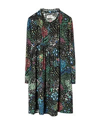 Zadig & Voltaire Girls' Karo Printed Dress - Little Kid, Big Kid