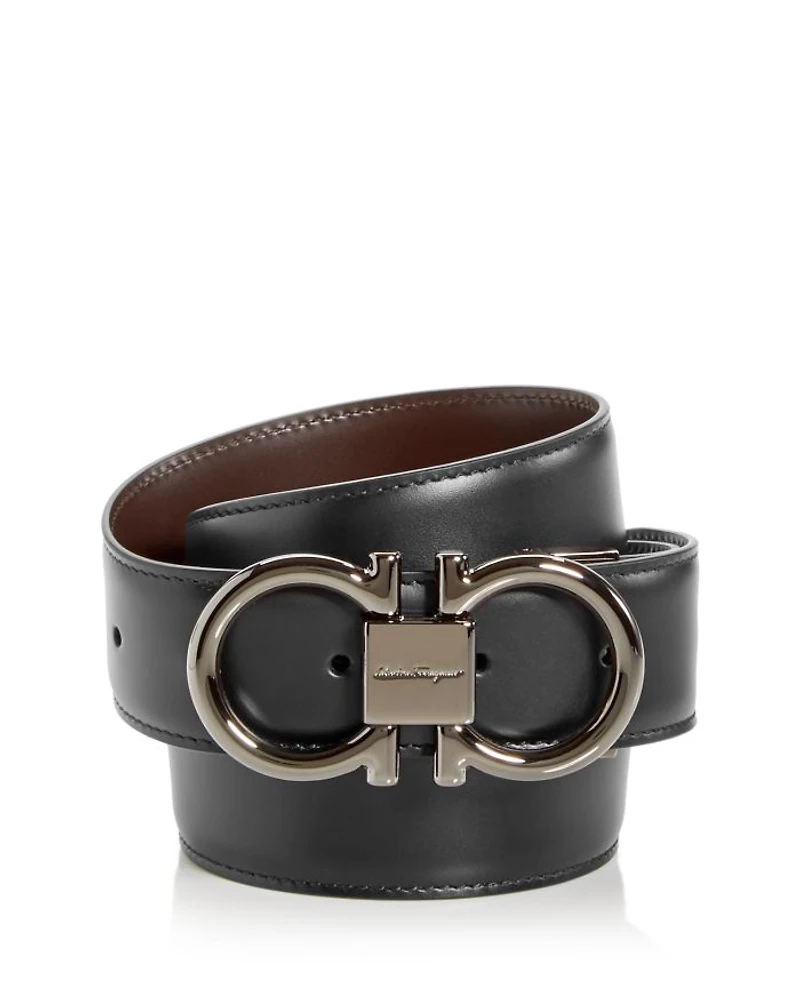 Men's Double Gancini Paloma Reversible Leather Belt
