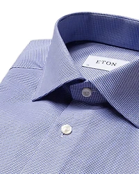 Slim Fit Houndstooth Dress Shirt