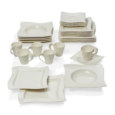 Villeroy & Boch New Wave 30-Piece Dinnerware Set