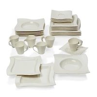 Villeroy & Boch New Wave 30-Piece Dinnerware Set