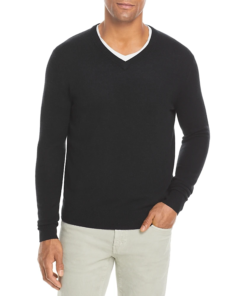The Men's Store at Bloomingdale's Cashmere V-Neck Sweater - Exclusive