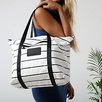 Pinstripe Day Tripper Tote Bag