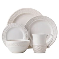 Le Panier Whitewash 5 Pc Place Setting