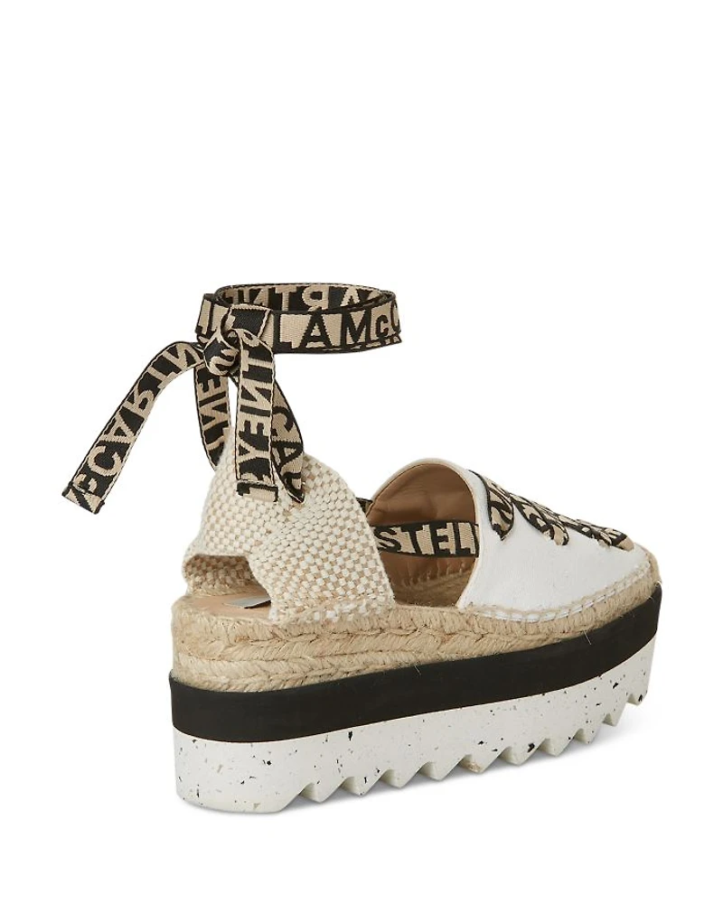 Women's Gaia Platform Ankle Wrap Espadrilles