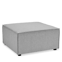 Modway Saybrook Outdoor Patio Upholstered Sectional Sofa Ottoman