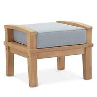 Modway Marina Outdoor Patio Teak Ottoman
