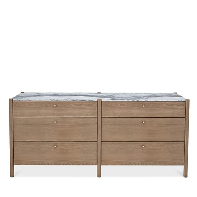 Huppe Jules White Oak 6 Drawer Dresser