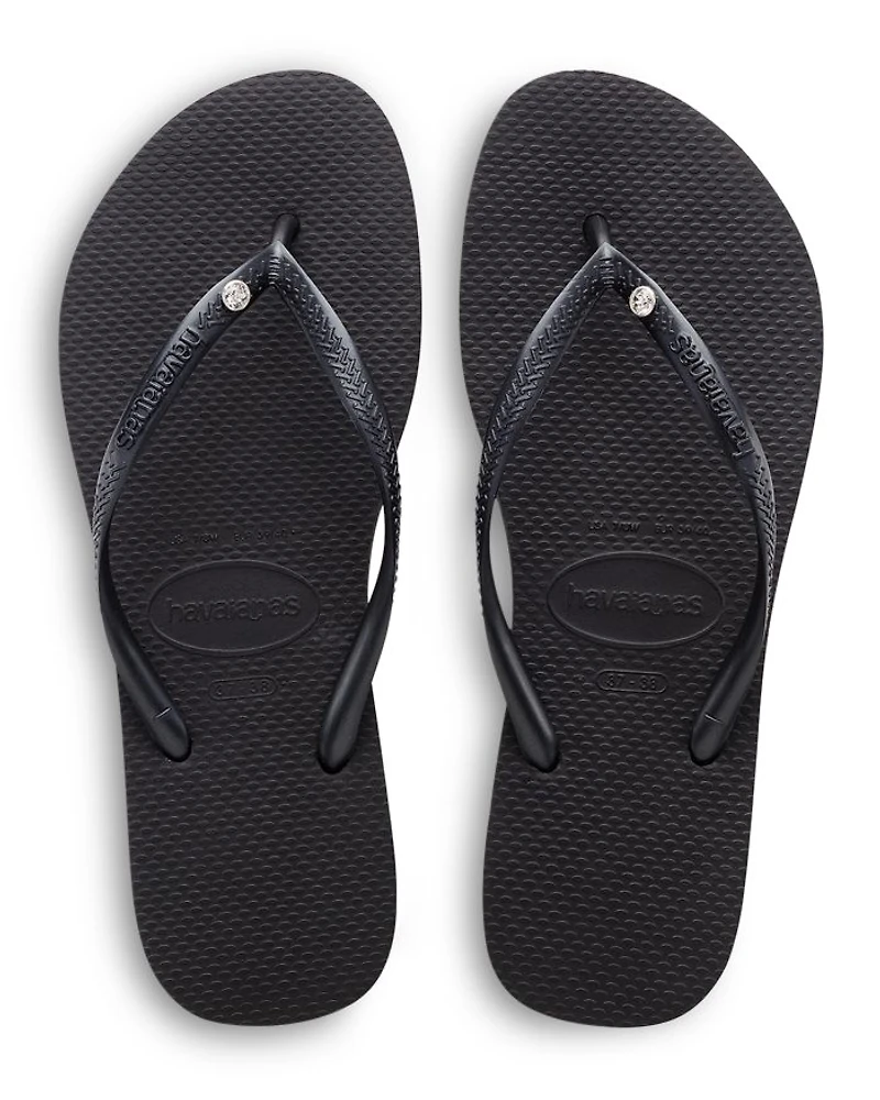 Women's Slim Crystal II Flip Flop Sandals