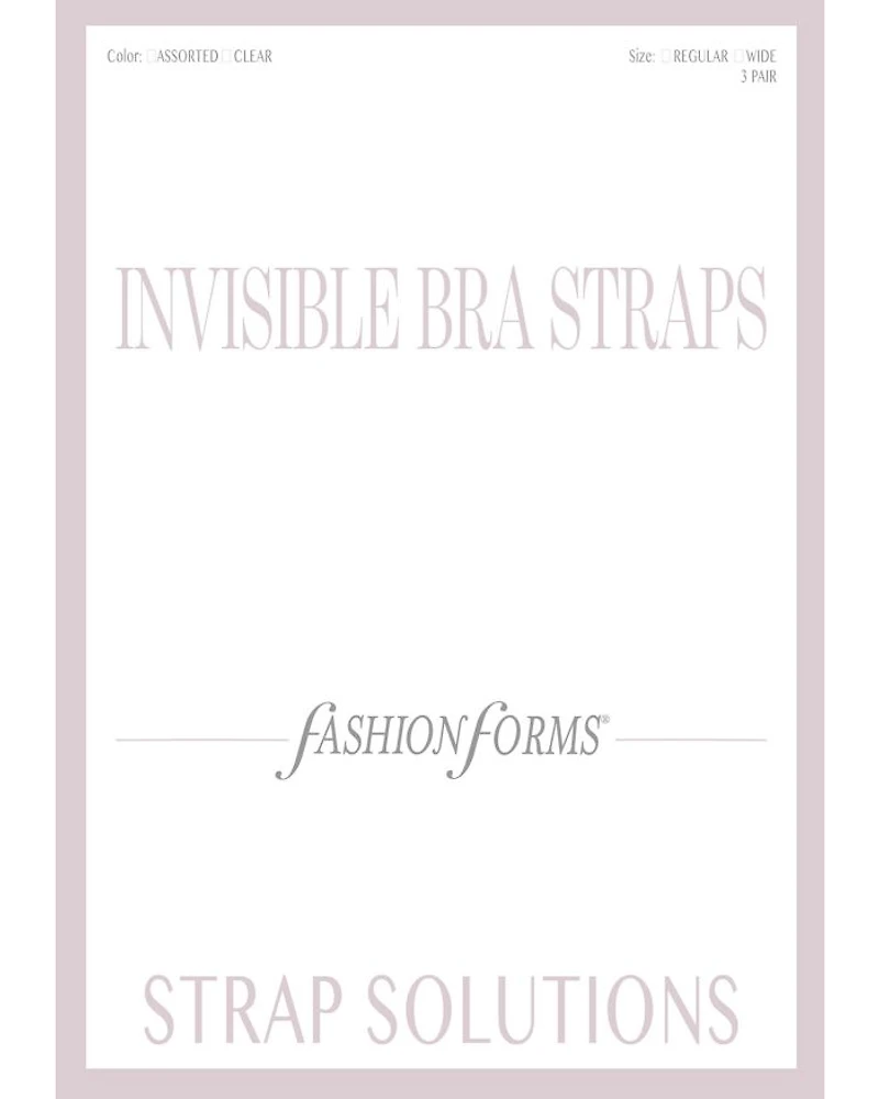 Invisible Bra Straps, Set of 3