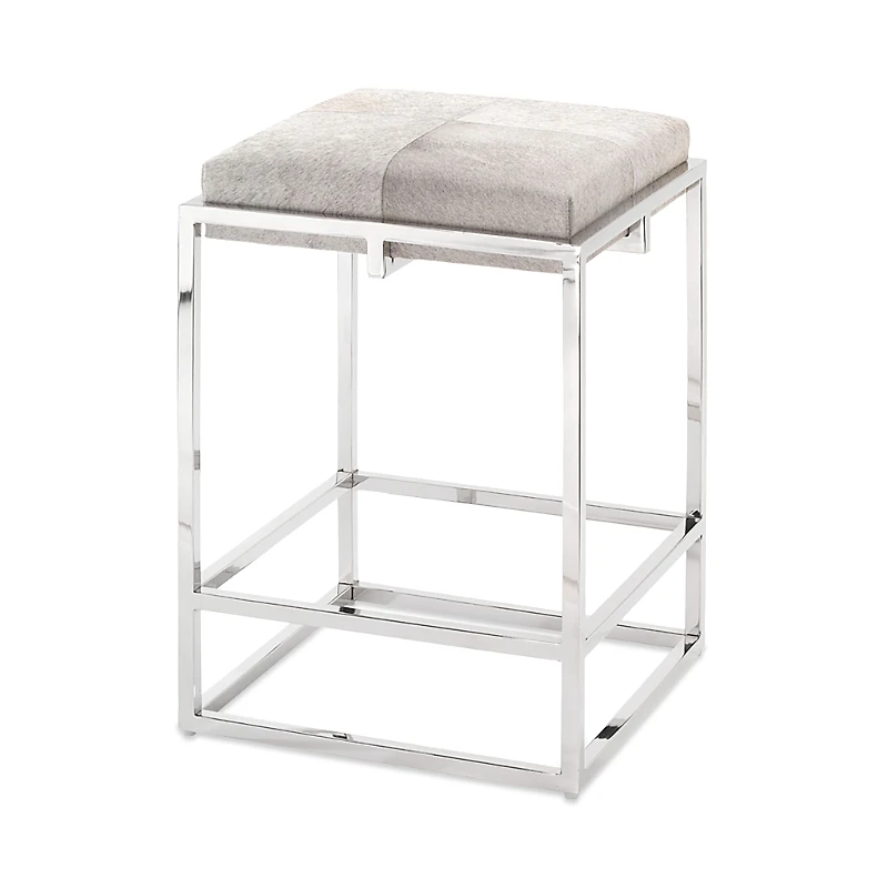 Jamie Young Shelby Hide Stool