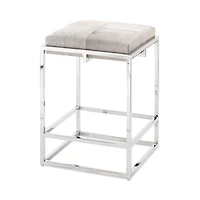 Jamie Young Shelby Hide Stool