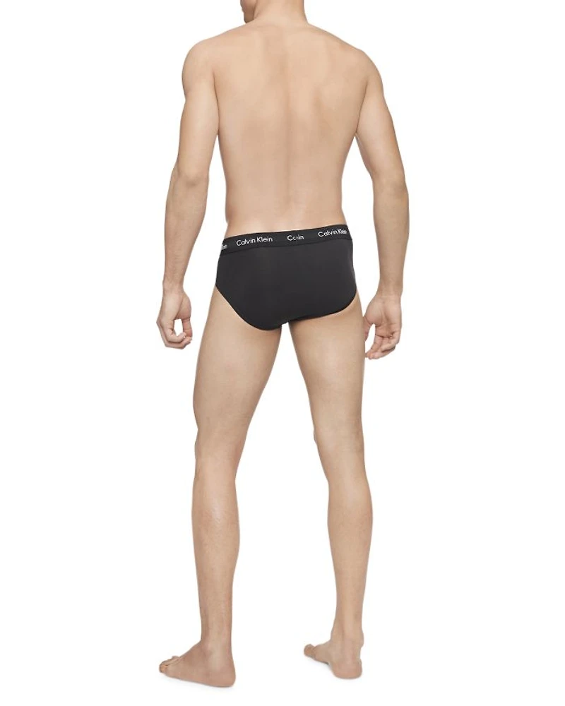 Cotton Stretch Moisture Wicking Hip Briefs, Pack of 3