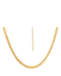Herringbone Chain Necklace, 16