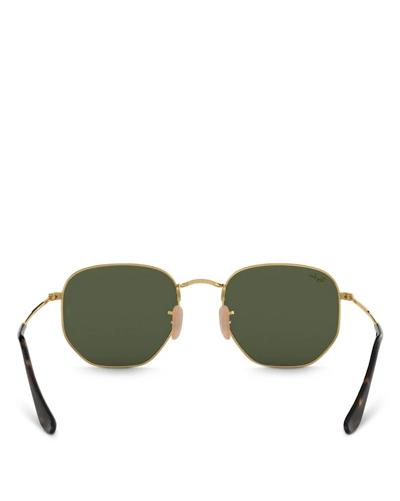 Unisex Icons Hexagonal Sunglasses