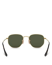Unisex Icons Hexagonal Sunglasses