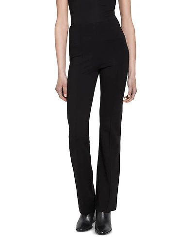 Elysse Wide-Leg Ponte Pants