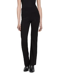 Elysse Wide-Leg Ponte Pants