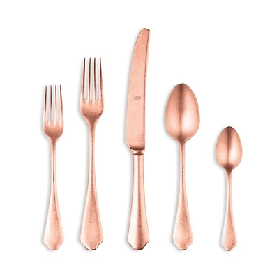 Dolce Vita Pewter Bronze 5-Piece Place Setting