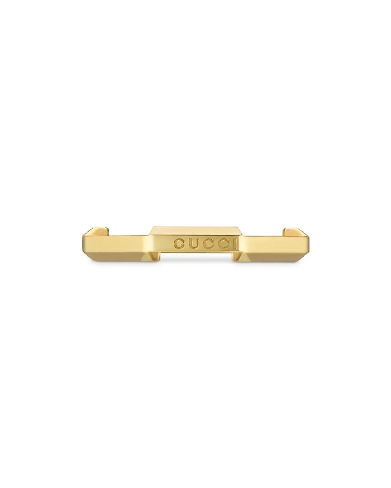 18K Yellow Gold Link To Love Mirror Ring