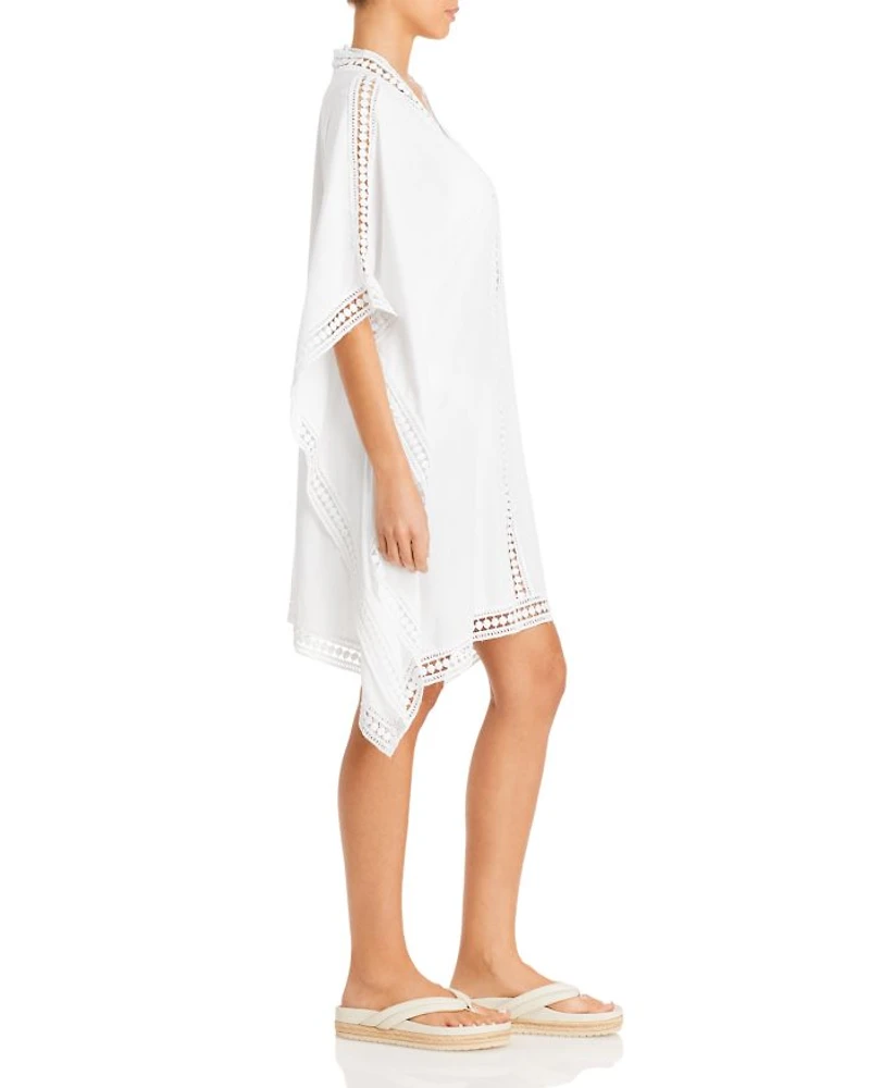 Lace Trim Tunic Swim Cover-Up - Exclusive