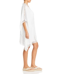 Lace Trim Tunic Swim Cover-Up - Exclusive
