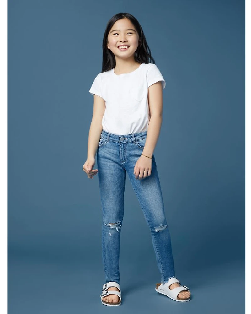 Girls' Chloe Ripped Skinny Jeans - Little Kid