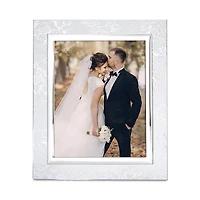 Lenox Silver Peony Frame, 8 x 10