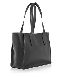 Le Foulonné Large Leather Shoulder Tote