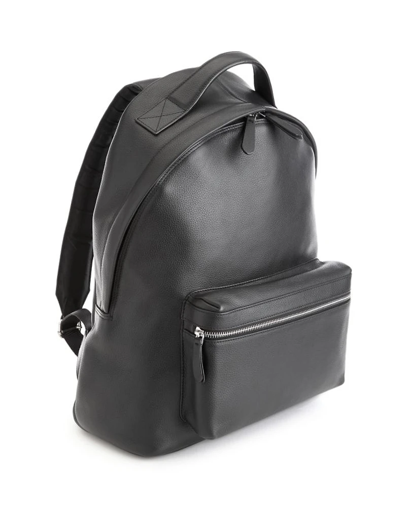 13" Laptop Pebbled Leather Backpack